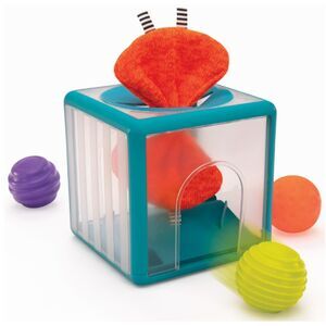 Sassy Sensory Surprise Tissue Box Baby Toy